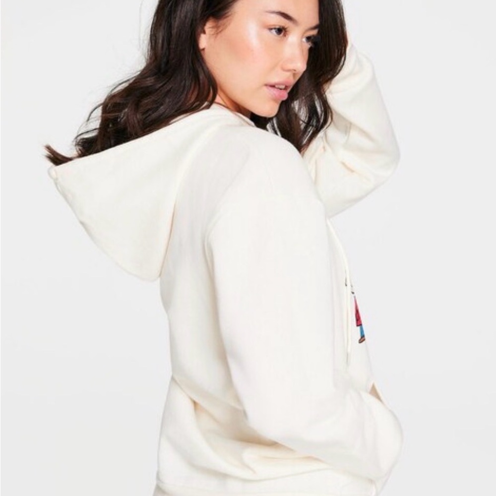 Peanuts Group Christmas Cream Pullover Hoodie | size XL - Picture 3 of 6